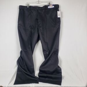 NWT National Patrol Slacks Style 3000E Pants Mens Sz 46R Inseam 32 Uniform Black